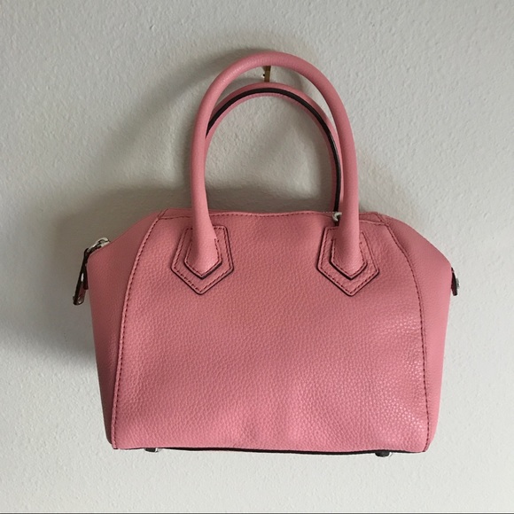 Rebecca Minkoff Guava Pink Micro Perry Satchel NEW - Picture 2 of 11